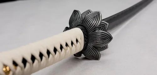 Vista 7 de Espada katana hecha a mano, Sekiro Shadows Die Twice Cosplay, espada samurai japonesa real (espada completa), Catanas Japonesas Reales