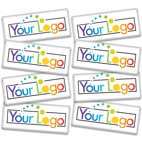 Vista 2 de 12pk Personalizado Promocional Añadir Su Logo Barras De Chocolate Belgas