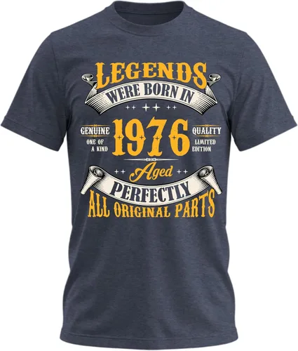 Vista 57 de Camiseta de cumpleaños para hombre, leyendas nacieron en 19XX, camiseta Negro