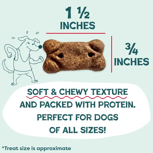 Vista 4 de Shameless Pets Golosinas suaves y masticables para perros, Bacon Me Crazy Meaty Tenders, 8 onzas, el tocino real es el primer ingrediente, sin