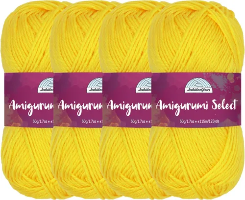 Vista 36 de JubileeYarn Amigurumi Select - Hilo acrílico DK - Begonia - 4 madejas