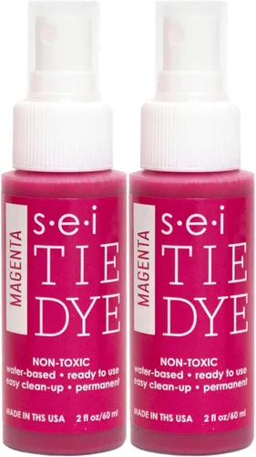 Vista 63 de S.E.I. Botella de Spray de Tie Dye del 4 de Julio: 2oz. Spray de Tinte para Tela No Tóxico, Tinte Permanente para Ropa DIY, Un Paso, Suministros