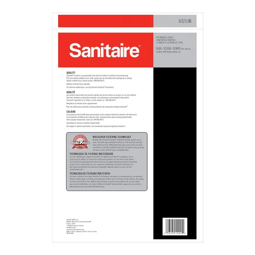 Vista 4 de Sanitaire TRADITION Aspiradora vertical comercial (SC684G rojo) + 5 bolsas de vacío estilo ST Sanitaire