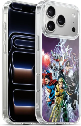Vista 182 de Head Case Designs Funda de gel con licencia oficial de la Liga de la Justicia DC Comics #10 Darkseid War Comic Book Cover
