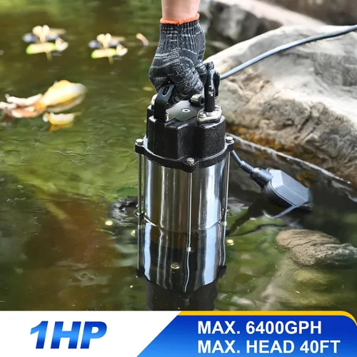 Vista 2 de Bomba de amoladora de aguas residuales de 1 HP, bomba