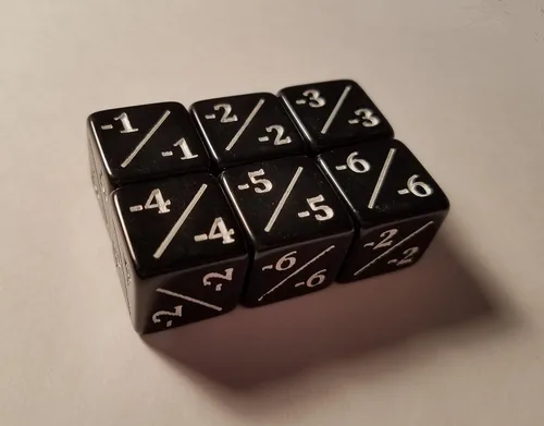 Vista 4 de Juego de contador mágico y juego de dados de vida Spindown Black Commander/EDH (40-21 y 20-1)