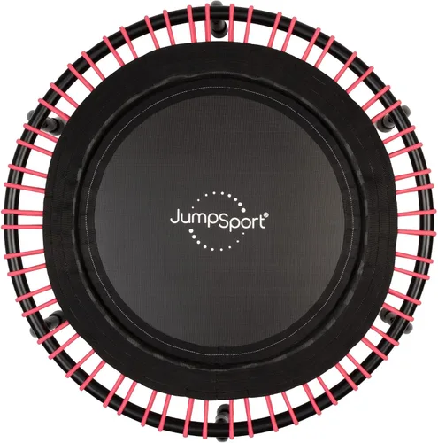 Vista 10 de JumpSport Rebotador de entrenamiento para adultos, mini trampolín de fitness Negro