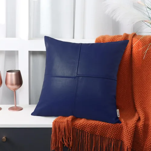 Vista 73 de BRAWARM Fundas de Almohada Decorativas de Cuero Sintético 12 X 20 Pulgadas, Fundas de Almohada Lumbar de Cuero Naranja Paquete de 2, Almohadas