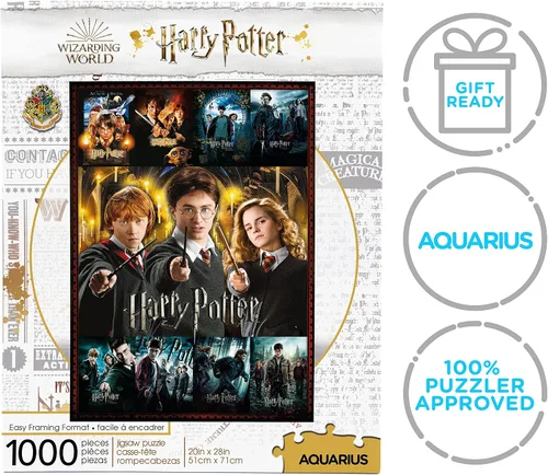Vista 7 de AQUARIUS Collage de pósteres de película de rompecabezas de Harry Potter (rompecabezas de 1000 piezas) – Mercancía y coleccionables de Harry Potter