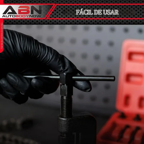 Vista 4 de ABN Kit de herramientas para romper cadenas con estuche de almacenamiento, herramienta de extracción de remaches y eslabones de cadena de rodillos