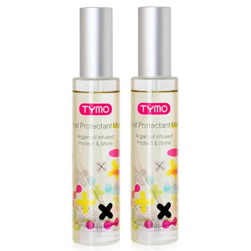 Vista 8 de TYMO Protector térmico para cabello con aceite de argán para herramientas de peinado calentadas, spray acondicionador sin enjuague para suavizar e