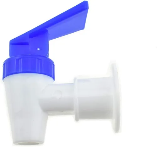 Vista 8 de HAHIYO Piezas dispensadoras de agua de 0.630 in de diámetro interior rojo y azul al tacto blanco del grifo del grifo boquilla reutilizable sin fugas