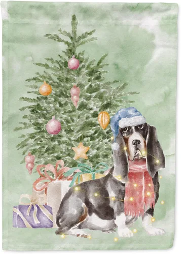 Vista 9 de Caroline's Treasures CK8213GF Bulldog Inglés #2 Regalos de Navidad y árbol de jardín Bandera de buzón Bandera decorativa para patio exterior, patio
