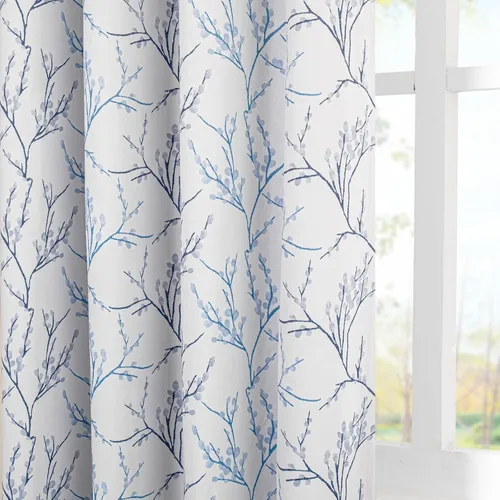 Vista 14 de MYSKY HOME Cortinas opacas de 90 pulgadas de largo para sala de estar, cortinas grises para dormitorio, cortinas con aislamiento térmico gris