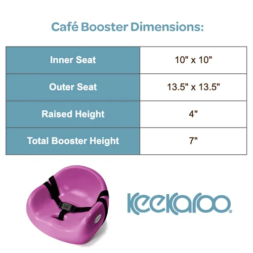 Vista 2 de Keekaroo Cafe Booster - Cereza, talla única