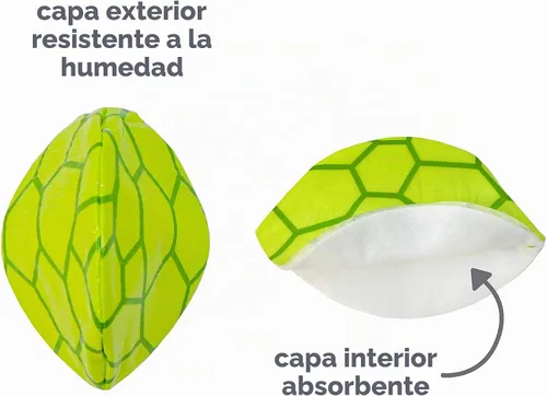 Vista 5 de Neat Solutions Tee N Toss Turtle, Multi, Talla única, 20 unidades, 0+ Meses