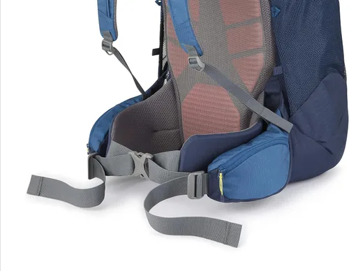 Vista 5 de Lowe Alpine Sirac Mochila de senderismo para varios días, Sirac 65 litros, tinta profunda/tinta