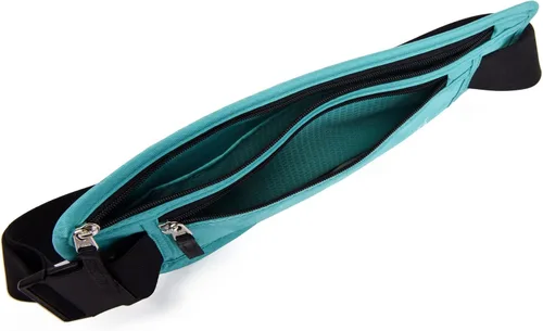 Vista 62 de DAITET Cinturón de dinero, soporte para pasaporte, cartera de viaje oculta segura con bloqueo RFID, riñonera encubierta (negro), Negro, Rfid