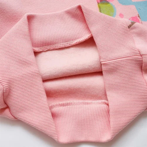 Vista 5 de Sudaderas para niñas pequeñas, cuello redondo, sin botones, de manga larga, para invierno, casual, ropa 2T-7T, Dinosaurio