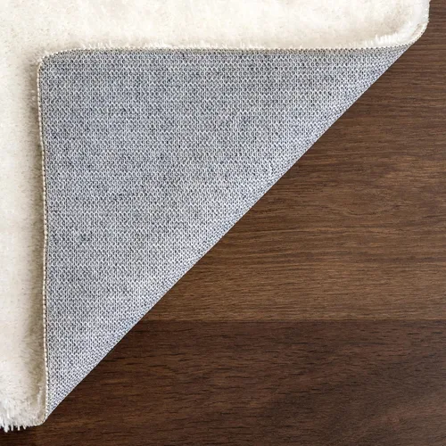 Vista 4 de nuLOOM Alfombra de Área de Felpa Acogedora de 4' x 6', Lavable a Máquina, Antideslizante, Alfombra Shag Suave y Esponjosa para Sala de Estar, Blanco