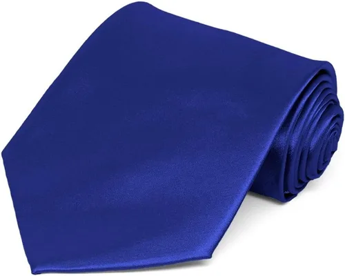 Vista 54 de tiemart Corbata de color sólido para hombre Longitud estándar