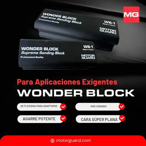 Vista 3 de Motor Guard SB-1 suave bloque flexible bloque de lija.