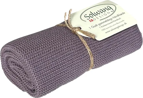 Vista 59 de Solwang 100% algodón orgánico certificado fabricado en la India Toalla de cocina/mano de diseño danés (verde ártico orgánico)