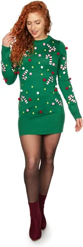 Vista 8 de Vestido tipo suéter con guirnalda Gaudy para mujer