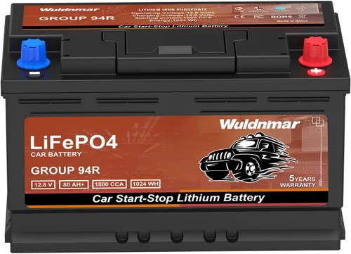 Vista 16 de Batería de litio de alto rendimiento para coche - G24 12V 60Ah con 1100CCA para sistemas de parada y arranque Auto