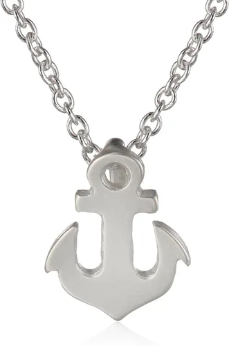 Vista 2 de Dogeared Reminders Friendship collar de plata esterlina con dije en forma de ancla de 16 pulgadas, más 2 pulgadas con extensor