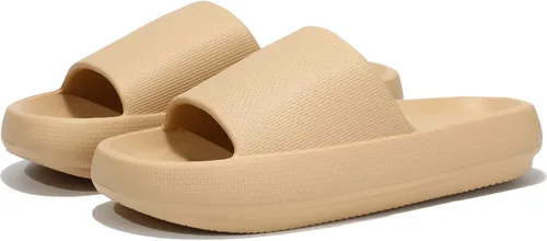 Vista 2 de Sandalias acolchadas para mujeres y hombres, cómodas y suaves, zapatos de ducha acolchados, suela gruesa para interiores y exteriores