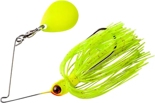 Vista 25 de Booyah Pond Magic Señuelo de pesca de róbalo con hoja giratoria para aguas pequeñas