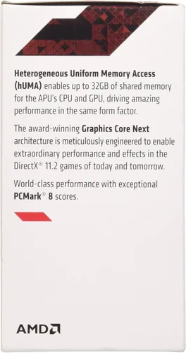 Vista 4 de AMD AMD A10 7800 FM2+ Box R7 Series Graphics 3.9 4 Socket FM2+ AD7800YBJABOX