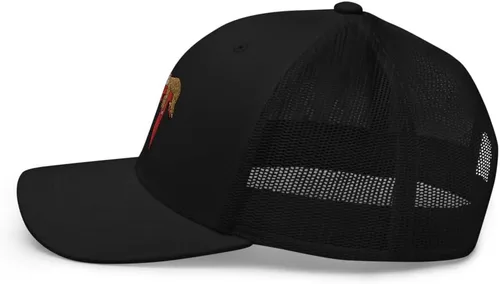 Vista 3 de RIVEMUG Corridos Tumbados CT Perezoso - Gorra de camionero curvada, media corona, ajustable, Corridos Belicos
