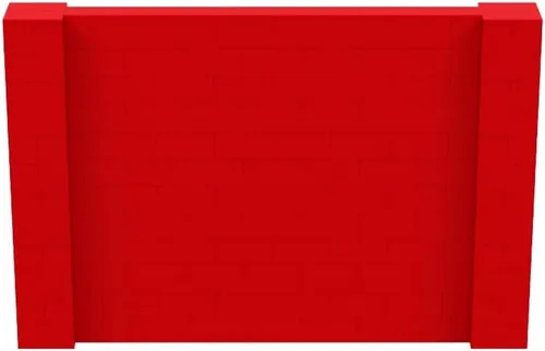 Vista 101 de EverBlock Kit de pared de 5 x 4 pies Bloques de construcción modulares Sistema de pared para edificios, pantallas y estructuras Divisor