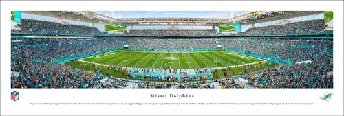 Vista 7 de Miami Dolphins - 50 yardas en el estadio Hard Rock - Panoramas de Blakeway NFL Posters