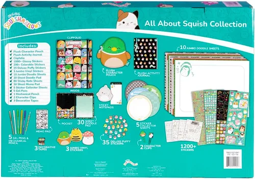 Vista 8 de Fashion Angels Squishmallow Stationery Super Set, All About Squish (6+ años)