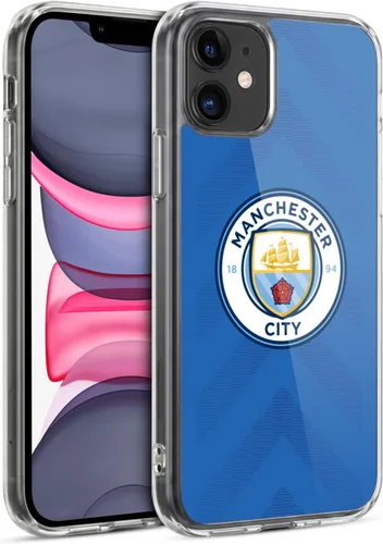 Vista 153 de Head Case Designs Funda de gel con licencia oficial del Manchester City Man City FC Away 2022/23 [protección de grado militar] compatible con Apple