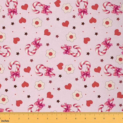 Vista 17 de Feelyou Tela de Flores Groovy por Yarda 1 Yarda Niños Tela de Tapicería Floral Retro para Sillas para Niños Niñas Adolescentes Flores Hippie