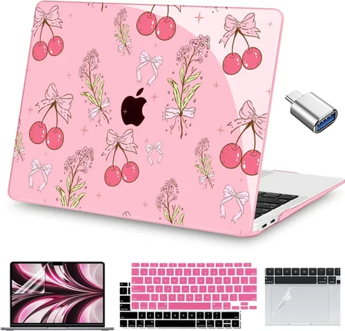 Vista 15 de Teryeefi Compatible con MacBook Air de 13 pulgadas A2337 M1 Chip A2179 A1932 (versión 2018-2020), funda protectora delgada + cubierta de teclado