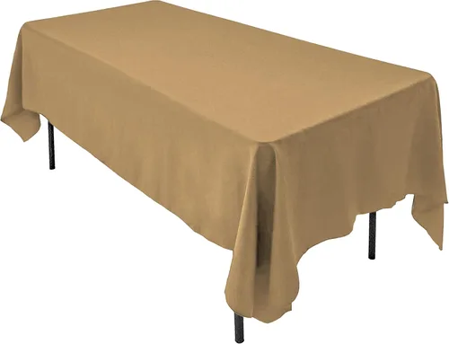 Vista 40 de AK TRADING CO. Mantel rectangular de poliéster de 60 x 102 pulgadas, fabricado en Estados Unidos, resistente a las arrugas, ignífugo, duradero