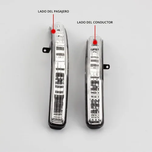 Vista 7 de Dasbecan Luz de espejo izquierdo, lámpara de señal de giro compatible con Ford Explorer 2011-2019, luces indicadoras LED del lado del conductor