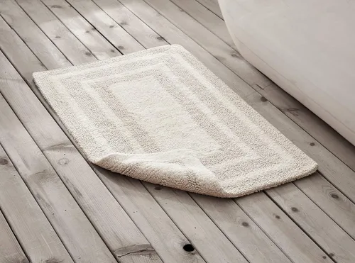 Vista 5 de Eddie Bauer - Alfombra de baño, alfombra de baño 100% algodón suave de felpa, altamente absorbente, de secado rápido y antideslizante