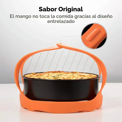 Vista 4 de SiCheer Eslinga de silicona para olla a presión para cocinas de 3 cuartos