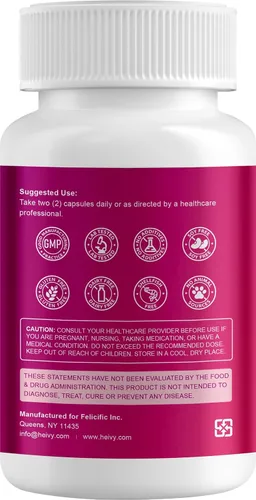Vista 3 de Heivy Suplemento de Potasio 1020 mg, 120 Cápsulas Vegetarianas