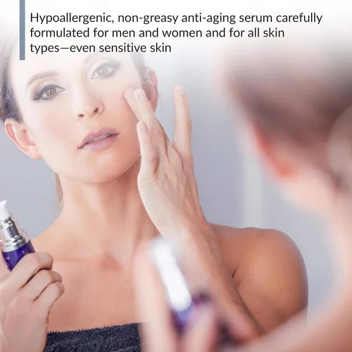 Vista 2 de BioTrust Ageless Glow - Crema hidratante antienvejecimiento, suero iluminador de la piel con vitamina C y ácido hialurónico, suero facial derivado
