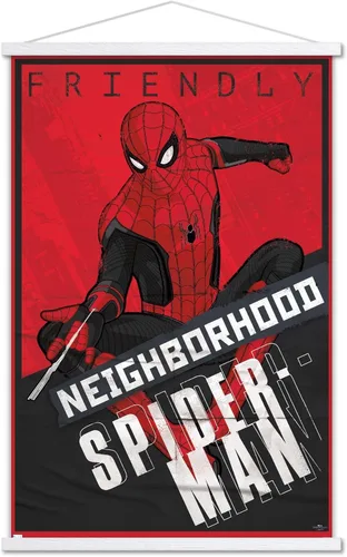 Vista 19 de Trends International Marvel Spider-Man: No Way Home - Póster de pared, 22.4 pulgadas de largo x 14.7 pulgadas, versión enmarcada en madera