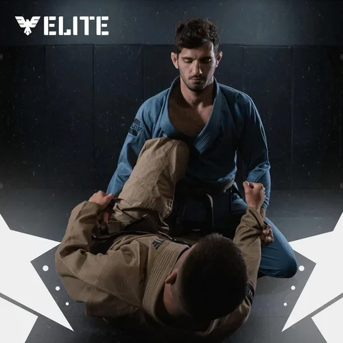 Vista 7 de Elite Sports Kimono para hombres aprobado por la IBJJF (Federación Internacional de Jiu Jitsu Brasileño) de tela pre-encogida para Jiu Jitsu