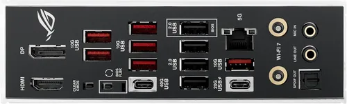 Vista 9 de ASUS ROG Strix B850-E Gaming WiFi AMD AM5 B850 ATX Placa base 16+2+2 etapas, OC dinámico, Core Flex, DDR5 con AEMP, WiFi 7, 5X M.2, 5G LAN, PCIe®