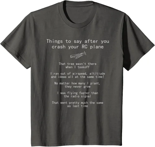 Vista 42 de Cosas que decir cuando te estrellas con tu camiseta RC Plane hobby